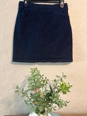 Croft & Barrow Blue Jean Skort Skirt Size 4